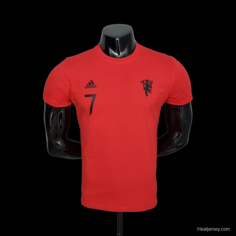 22/23 Manchester United Red T-shirts #0057