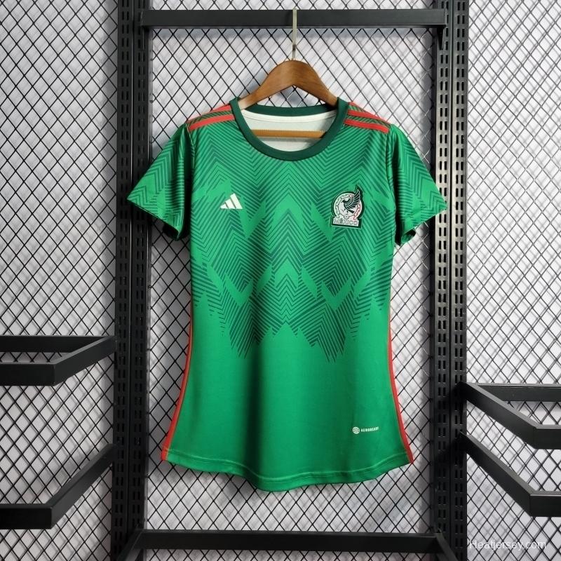 2022 Women's Mexico Home Soccer Jersey