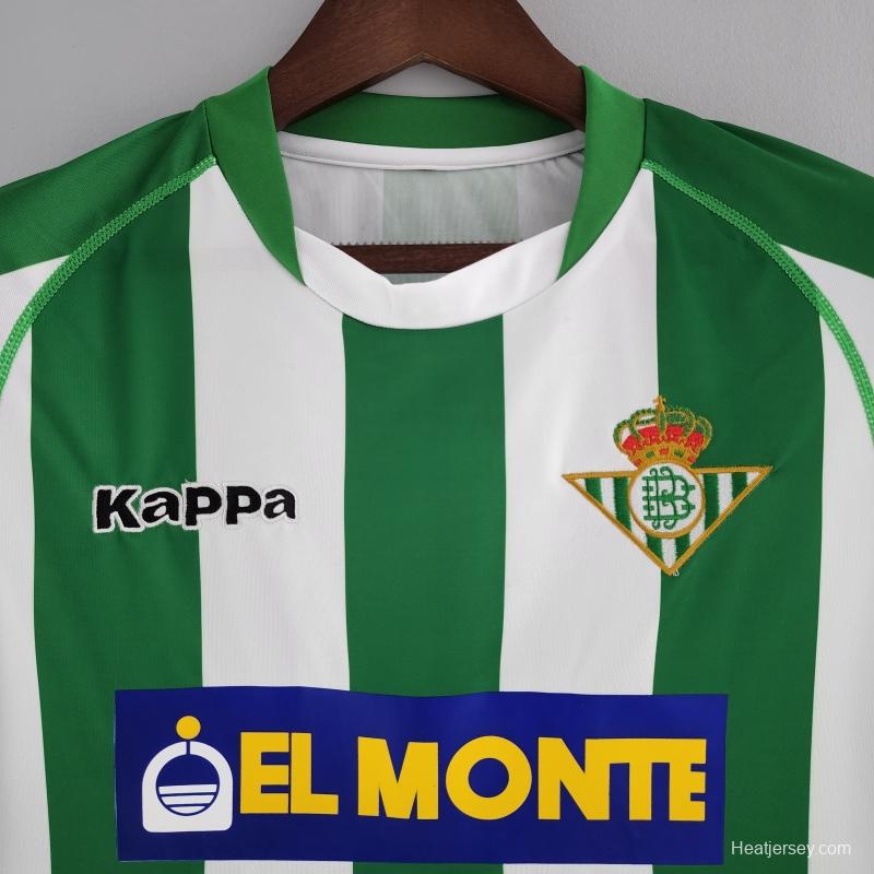 Retro Real Betis 01/02 Home Soccer Jersey