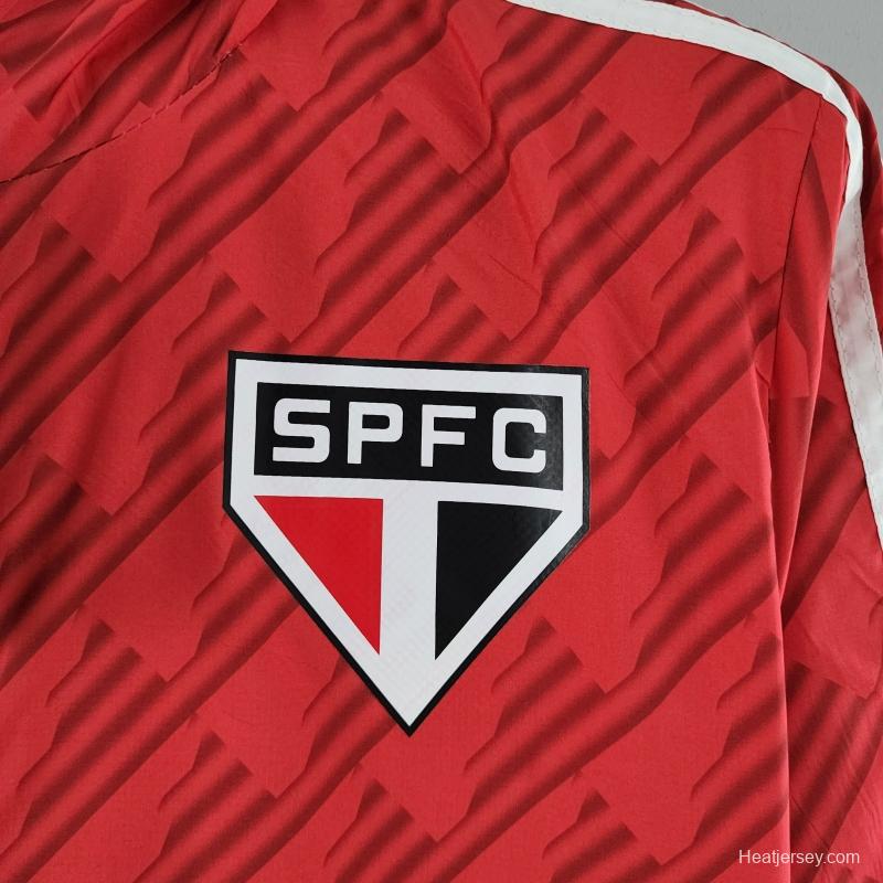 2022 Sao Paulo Windbreaker Red White