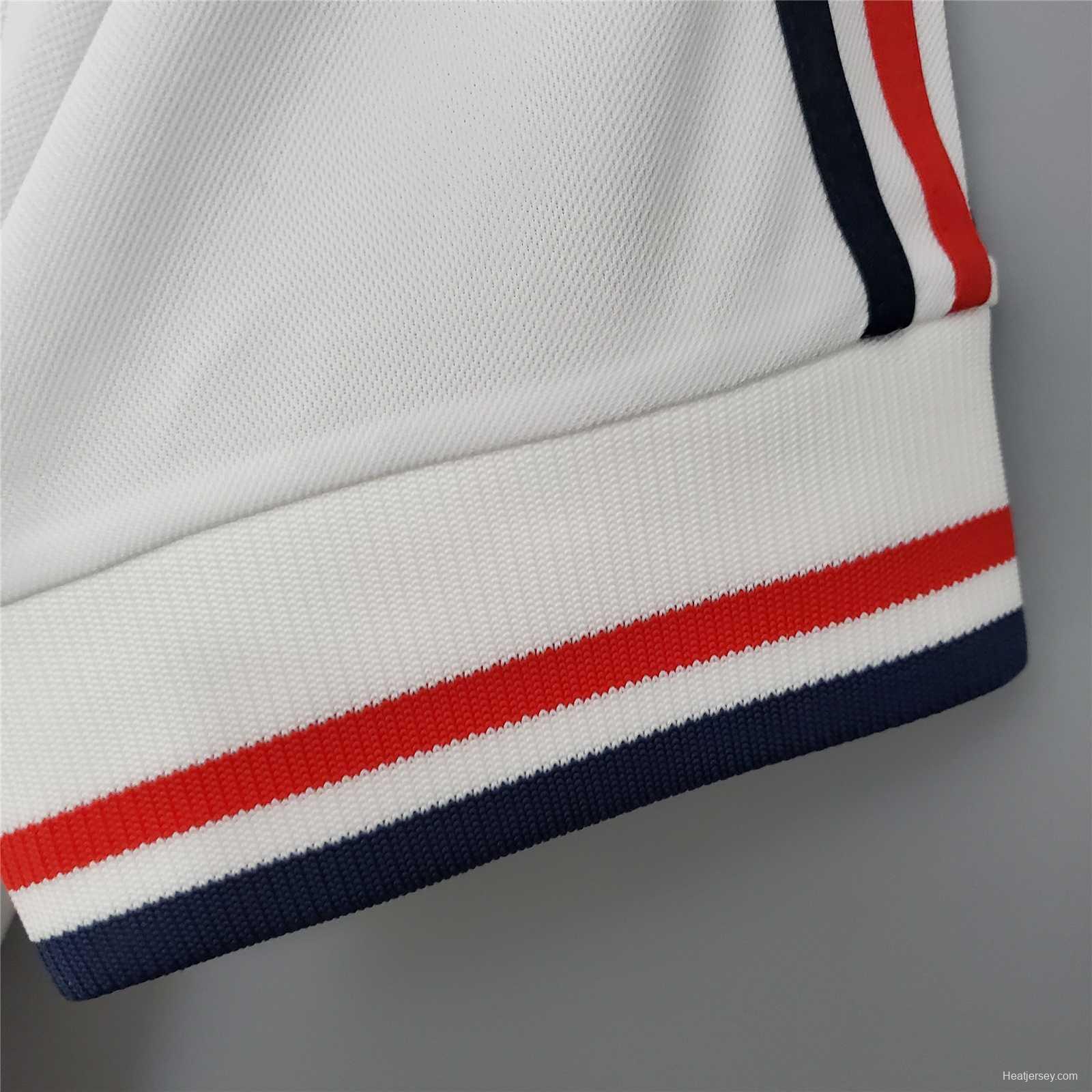 Retro 1998 France Away White Soccer Jersey