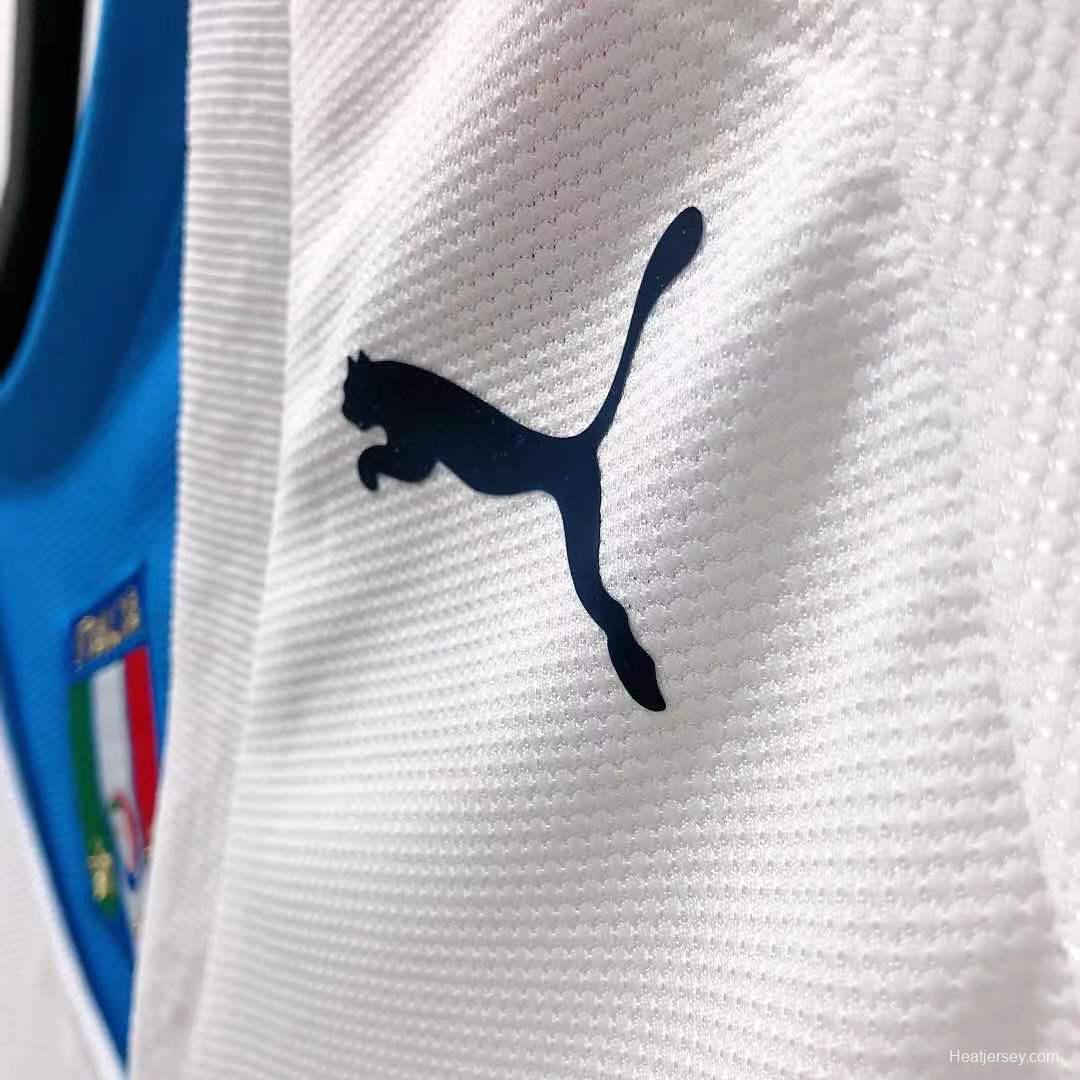 Retro 2006 Italy Away White Soccer Jersey