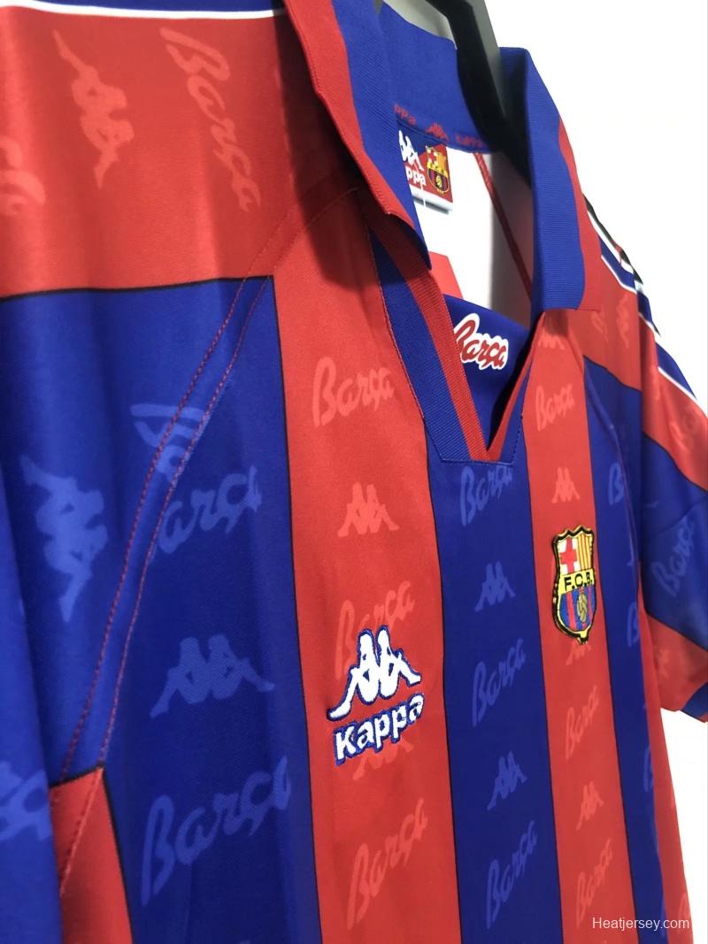 Retro 96/97 Barcelona Home Soccer Jersey