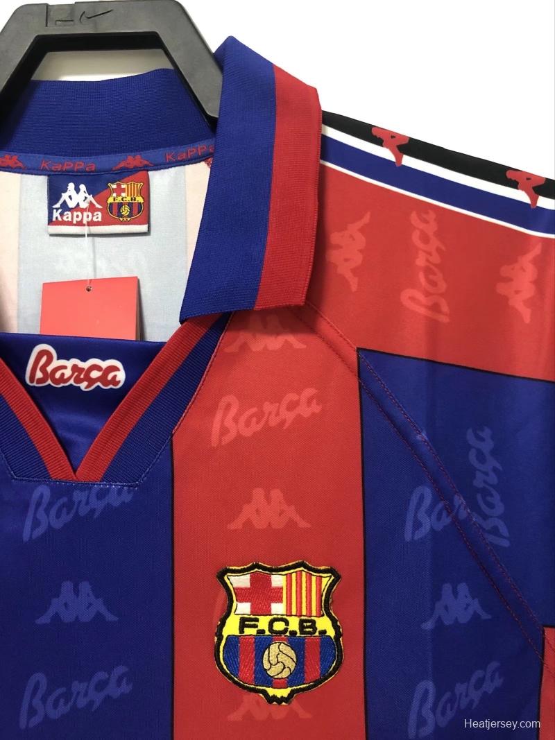 Retro 96/97 Barcelona Home Soccer Jersey