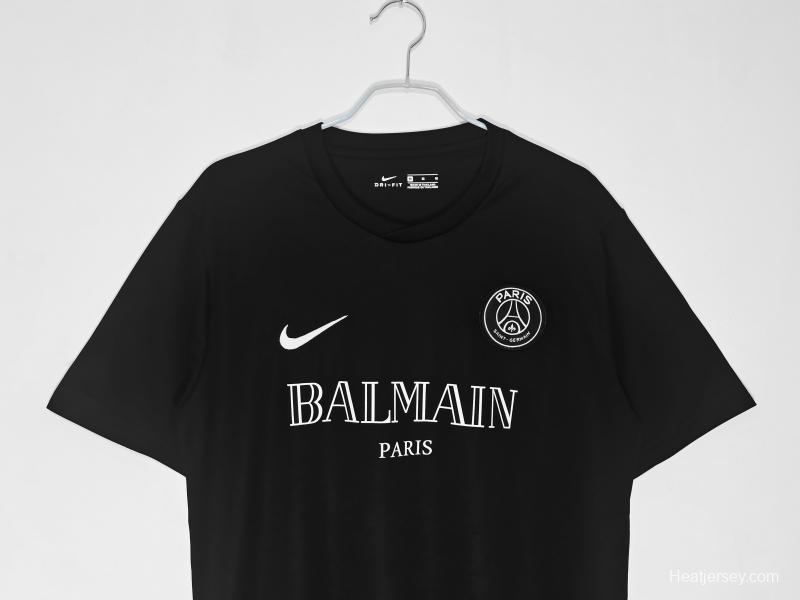 Retro 2020 PSGx Balmain Black Jersey