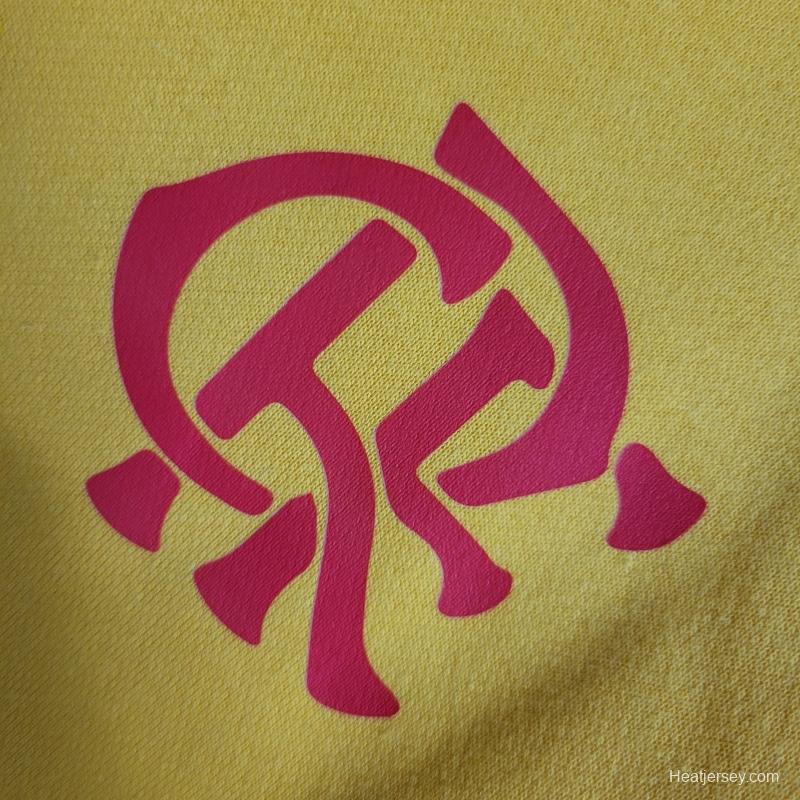 2022 Flamengo Unisex Hoodie Yellow