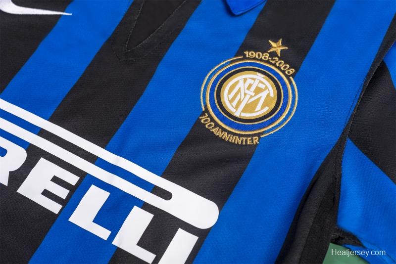 RETRO 07/08 Inter Milan Home Soccer Jersey