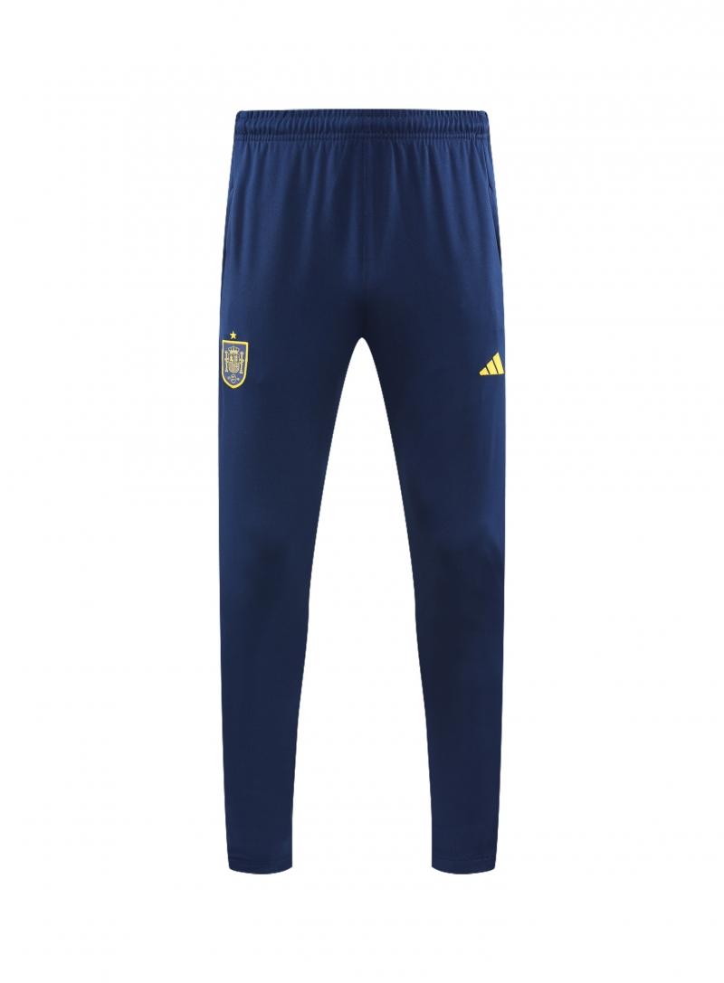 2022 Spain Navy Half Zipper Tracksuit