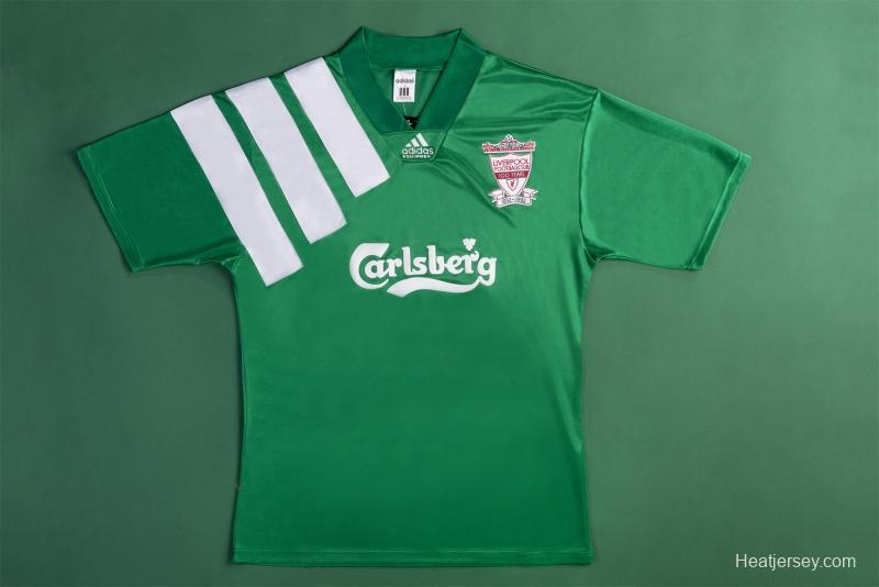 RETRO 92/93 Liverpool Away Soccer Jersey