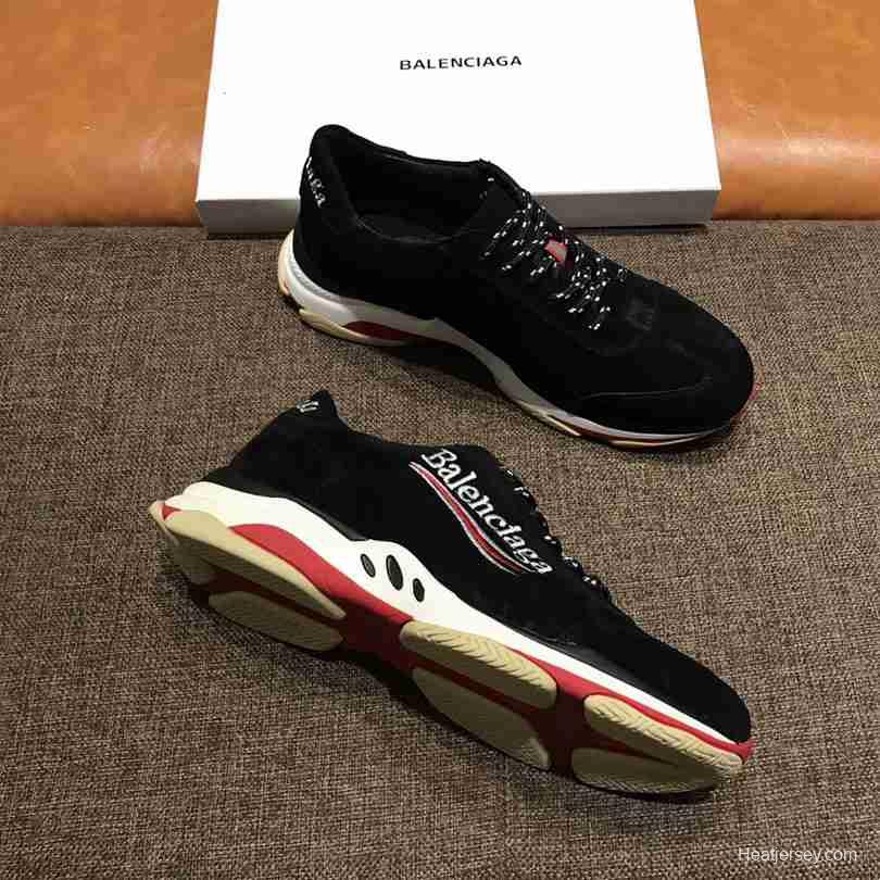 Men Balenciaga Triple S Black Sneaker Item 1216240