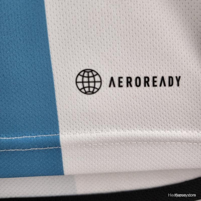 3 Stars Argentina Home Final Match Jersey