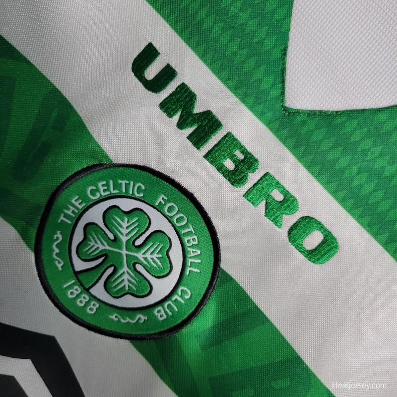 Retro 98/99 Celtic Home Champion Jersey