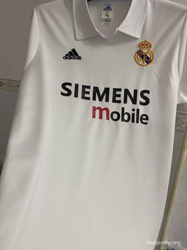 Retro 02/03 Real Madrid Home Century Jersey