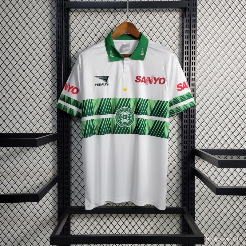 Retro 97-98 Brazil Team Coritiba Home Jersey