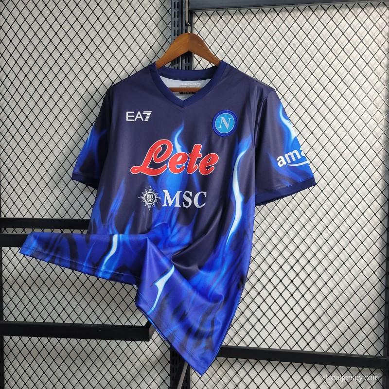 23-24 Napoli Flame Blue Jersey