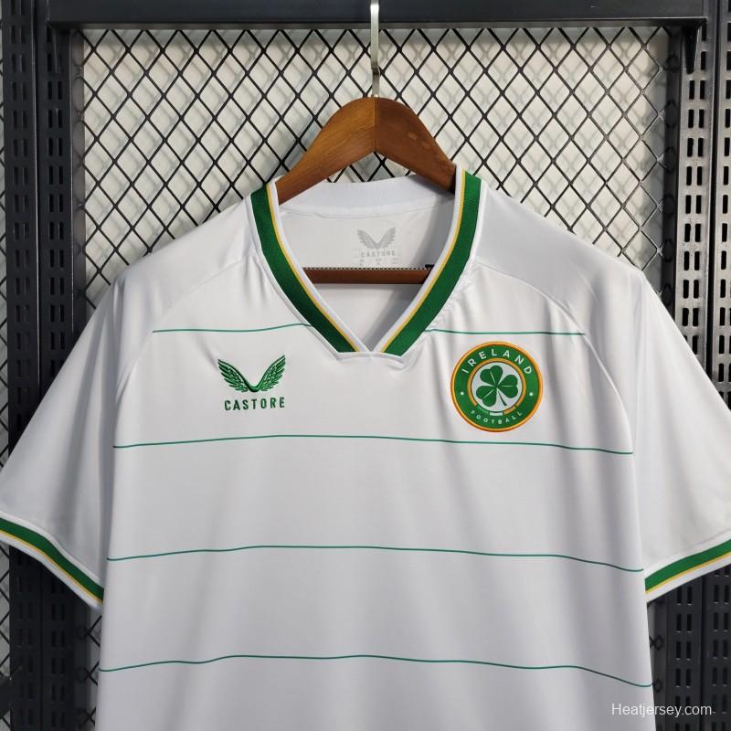 2023 Ireland Away White Soccer Jersey