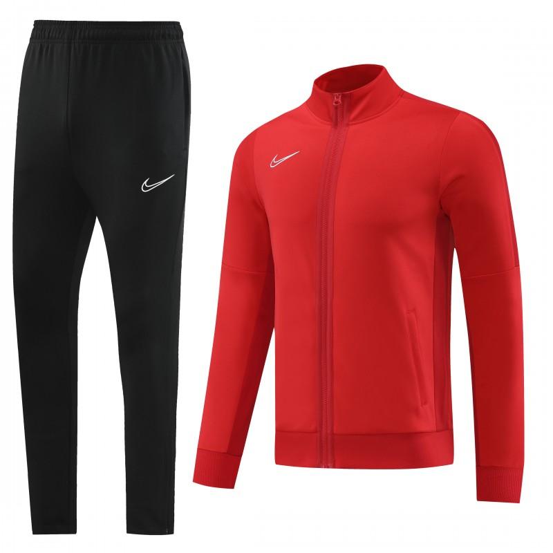 2023 Nike Red Full Zipper Hoodie Jacket +Pants