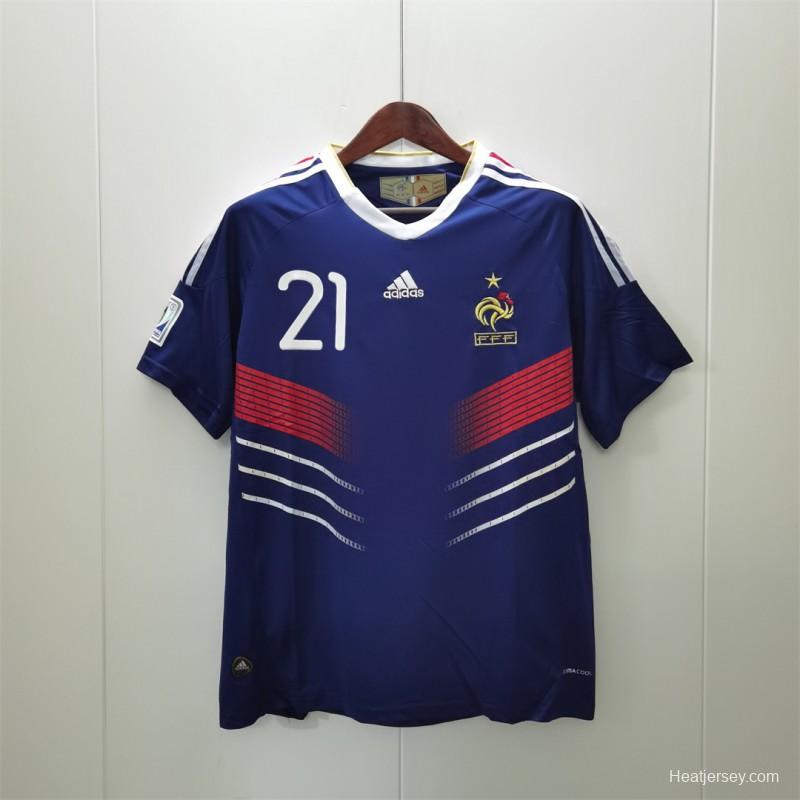 Retro 2010 France Home Jersey