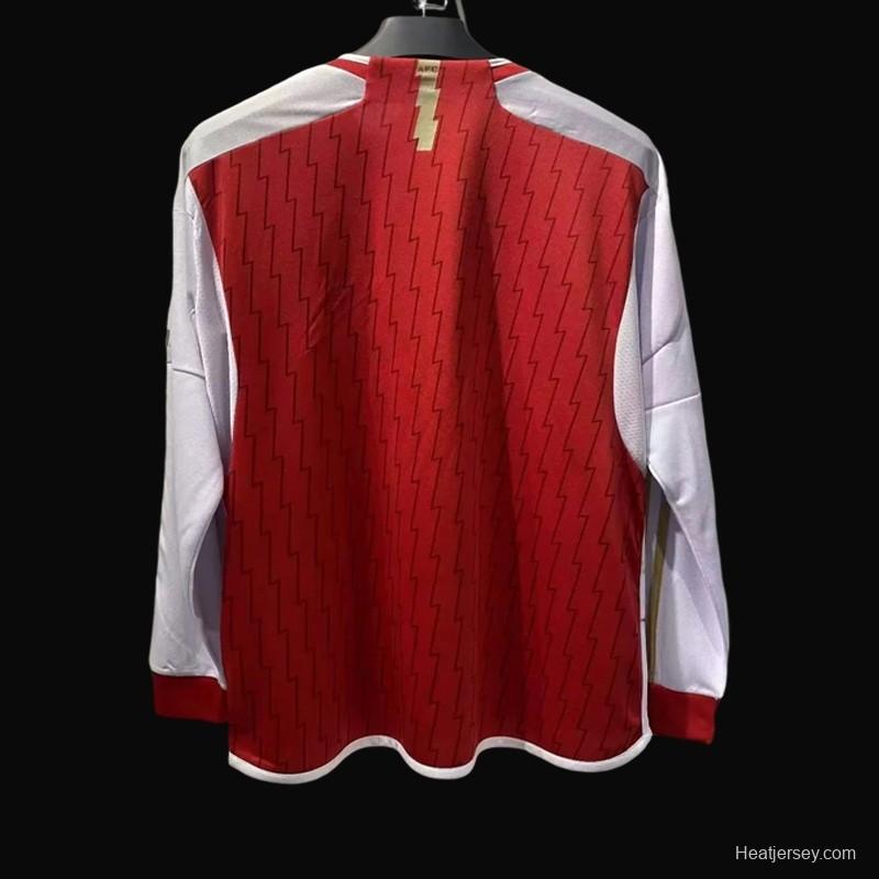 23/24 Arsenal Home Long Sleeve Jersey