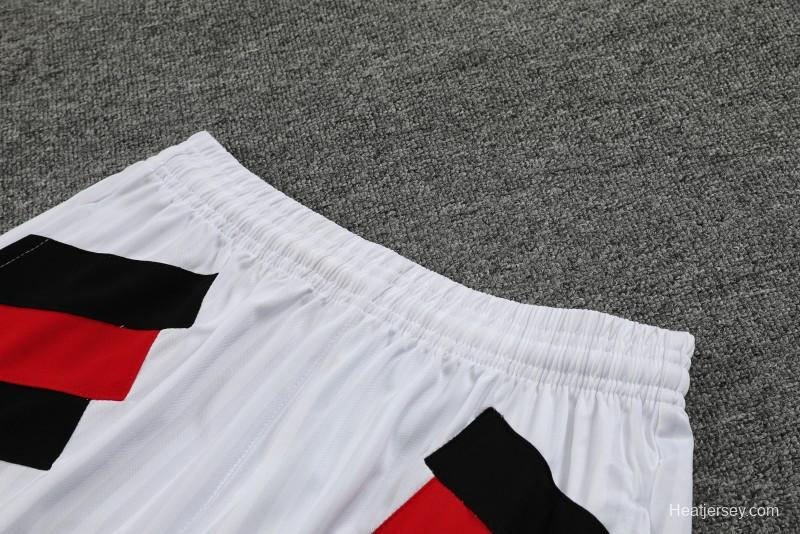 23-24 Flamengo White Remake Icon White Short Sleeve Jersey+Shorts