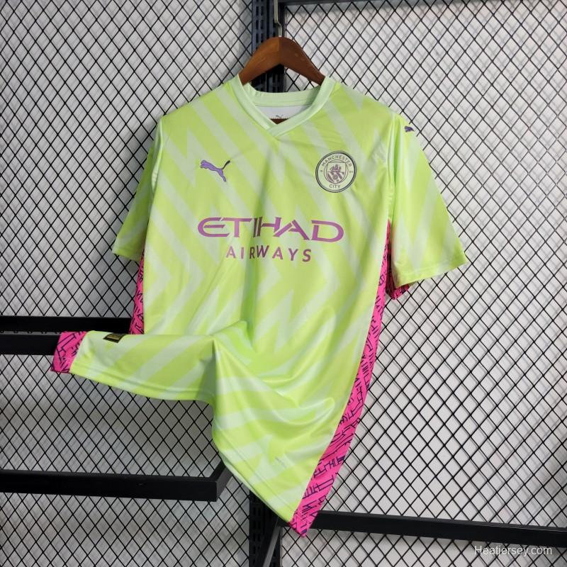 23-24 Manchester City Goalkeeper Green Jersey