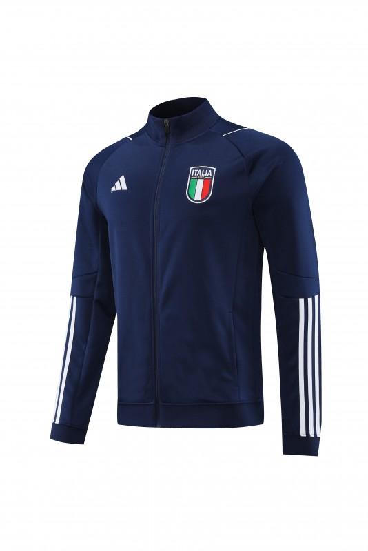 2023 Italy Navy Full Zipper Jacket +Pants