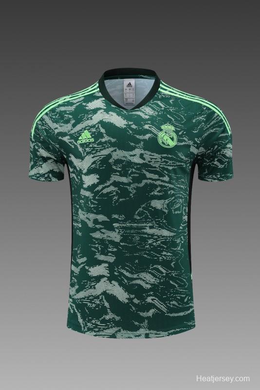 23 24 Real Madrid Green Short Sleeve+Shorts