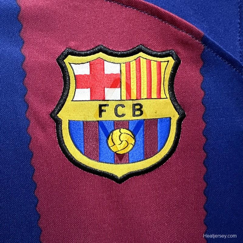 23/24 Barcelona Home Long Jersey