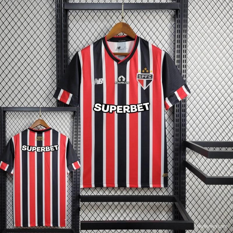 24/25 Sao Paulo Away Jersey + With Patch