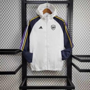 24/25 Arsenal White Windbreaker