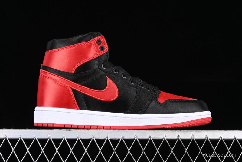 Air Jordan 1 High-Top "Satin Bred" AJ1