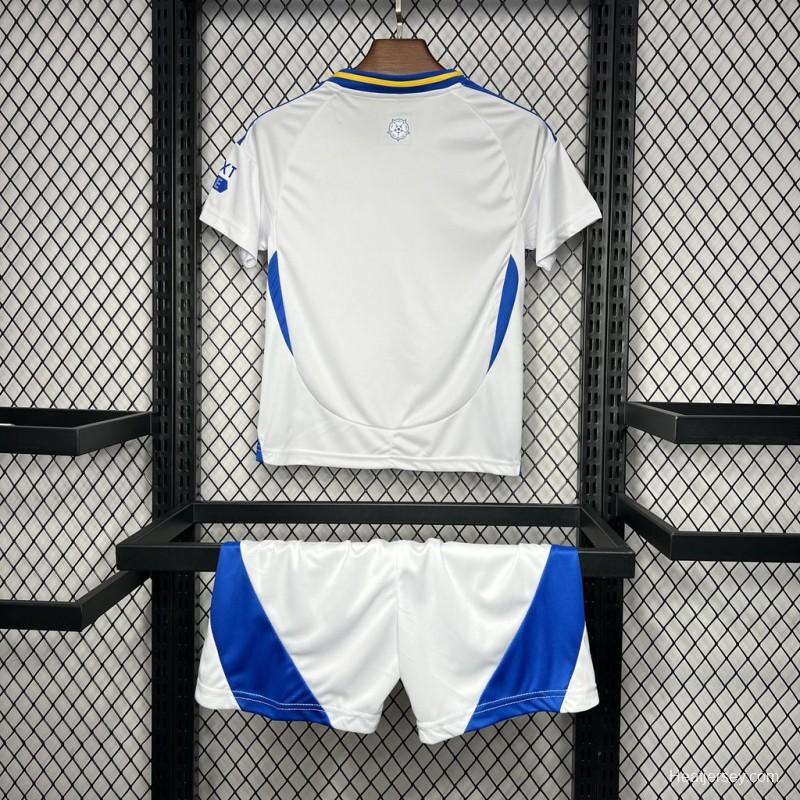 24/25 Kids Leeds United Away White Jersey