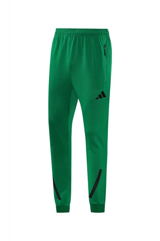 2024 Adidas Green Hoodie Full Zipper Jacket +Long Pants