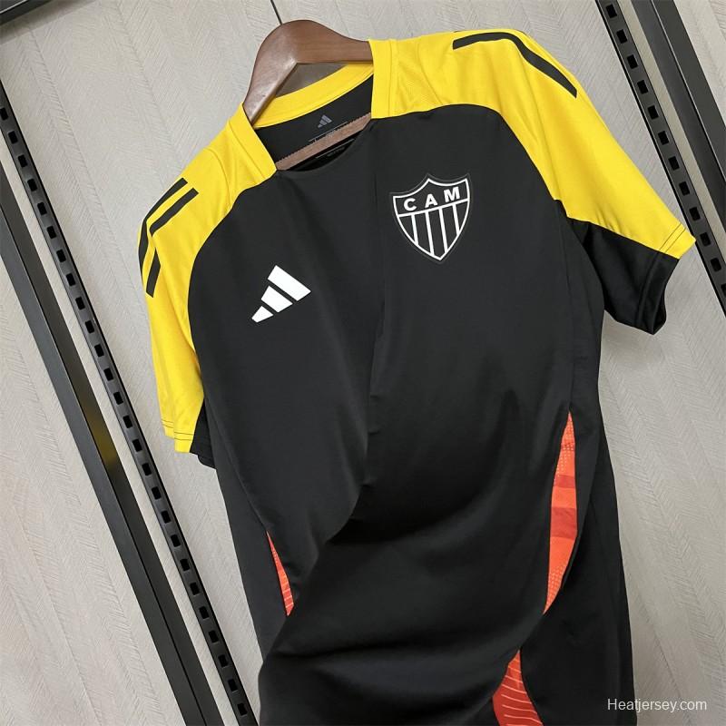 25/26 Atletico Mineiro Training Black/Yellow Jersey S-XXXXL