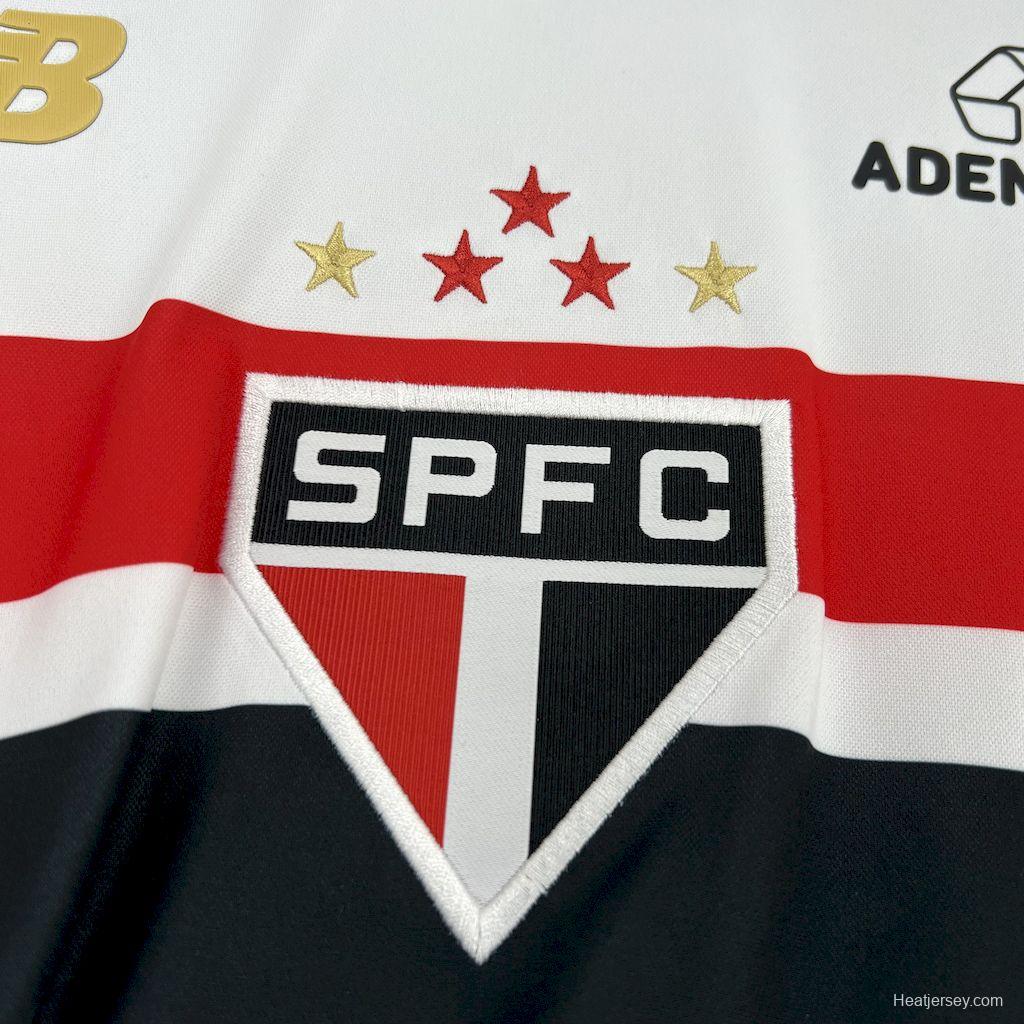 25/26 Sao Paulo Home Jersey