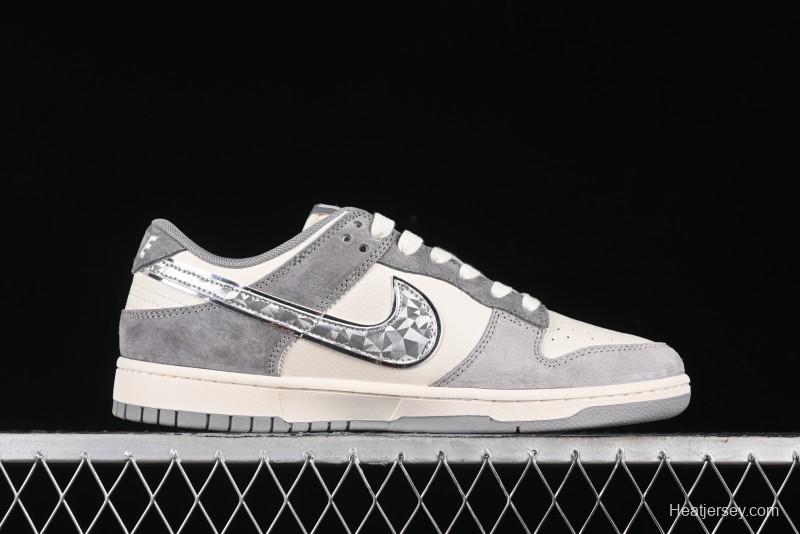 Nike SB Dunk Low UN Series - Diamond Ash Hook Anniversary High-End Custom Low-Top Casual Skate Shoes - DQ1098-518