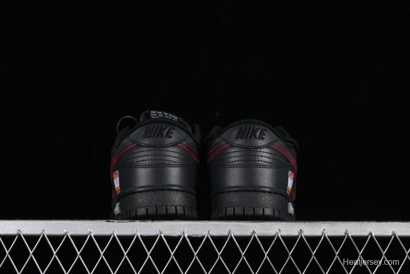 Nike Dunk Low Panda Prank Universe Exploration - Boundless Abyss Cool Black SB Strap Low Top Casual Skate Shoes - DV0831-002