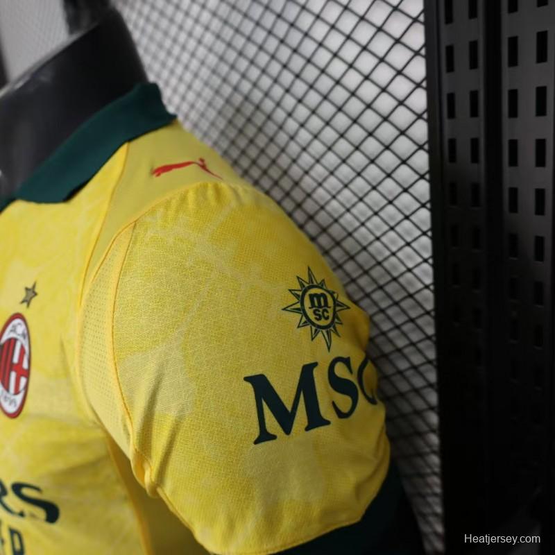 Player Version 25/26 AC Milan Third YeYellow Jersey