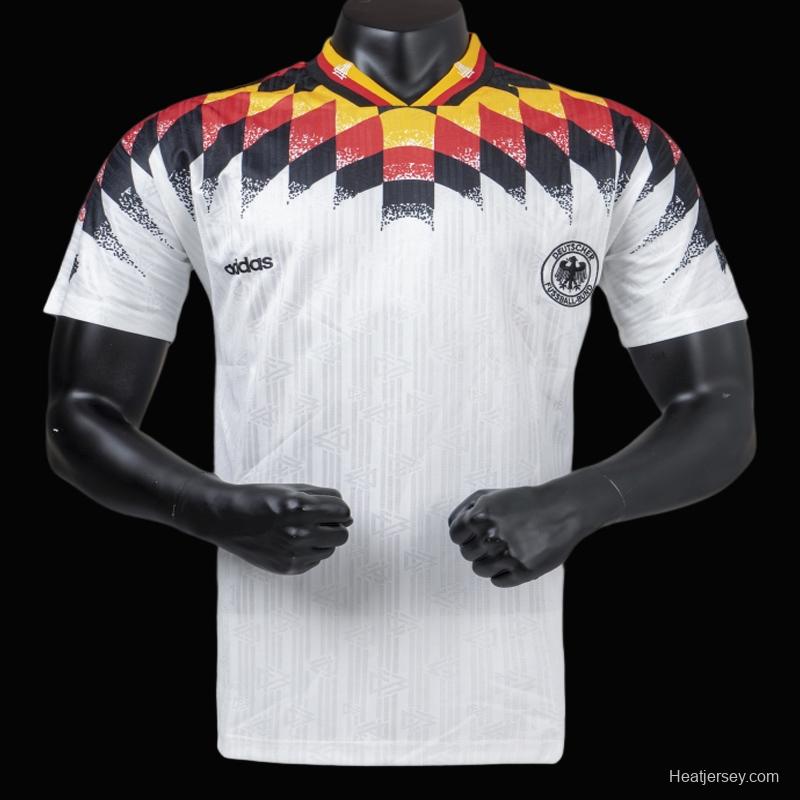 Retro 1994 Germany Home Soccer Jersey