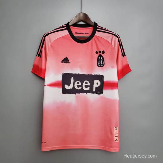 Retro Juventus x Human Race Football Club Pink Jersey