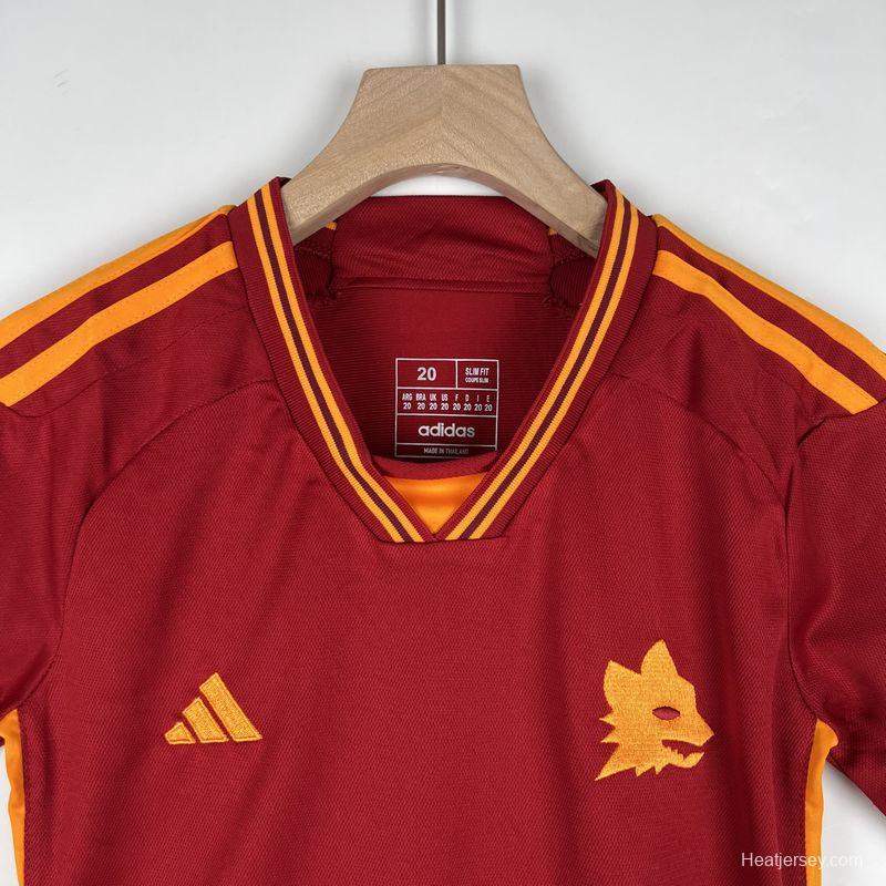 23/24 Kids Roma Home Jersey