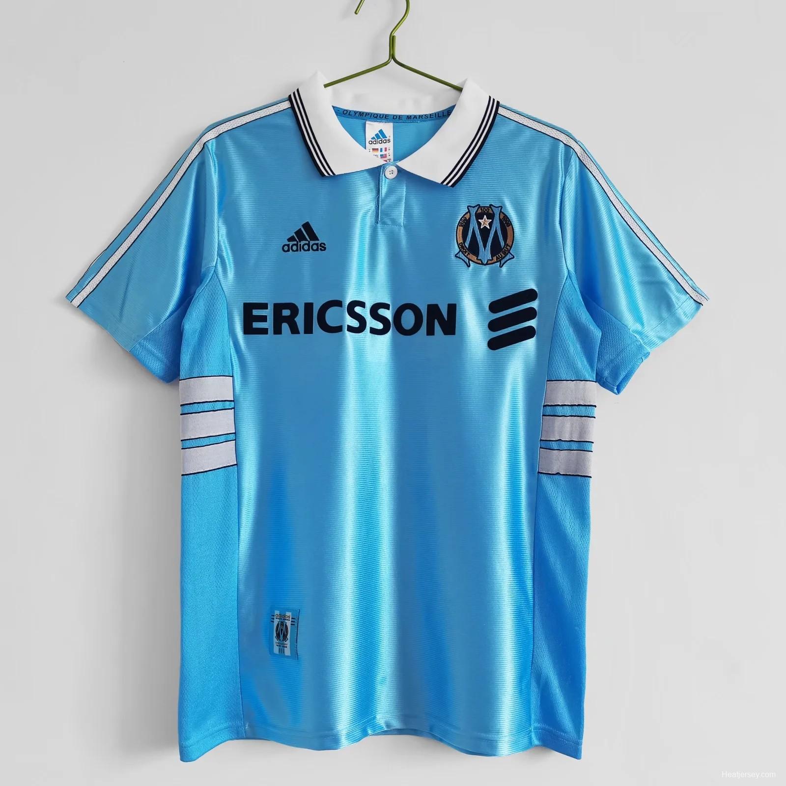 Retro 98/99 Marseille away Soccer Jersey