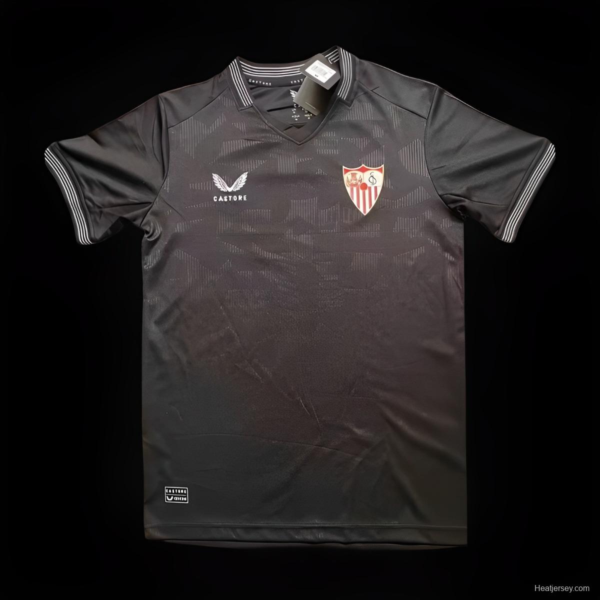 23/24 Sevilla Black Goalkeeper Jersey