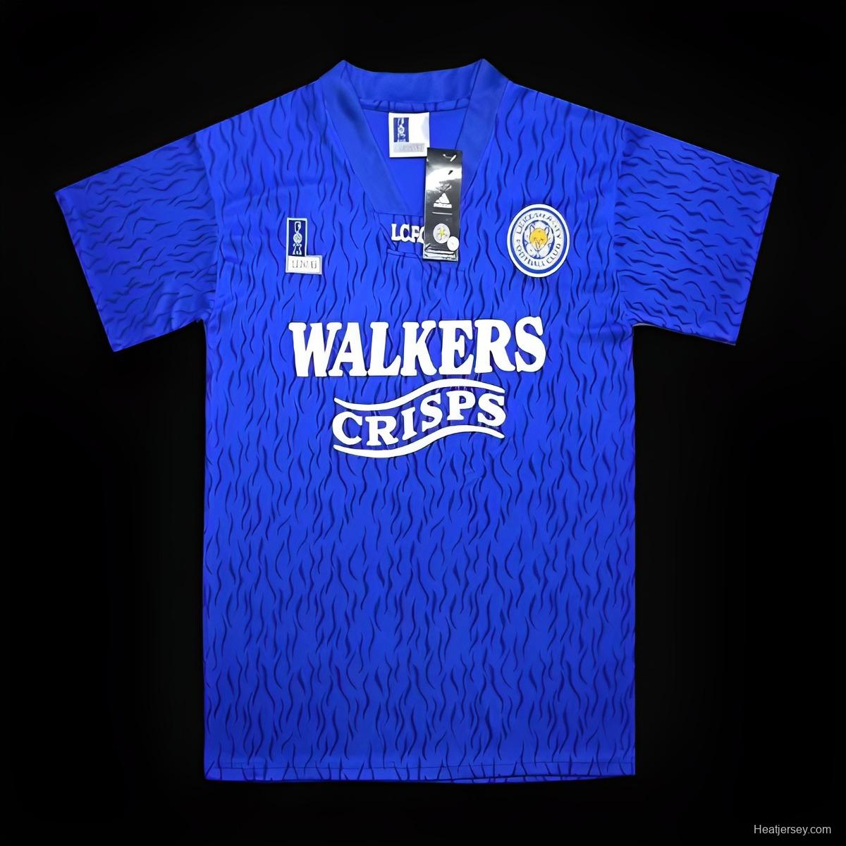 Retro 92/94 Leicester City Home Jersey