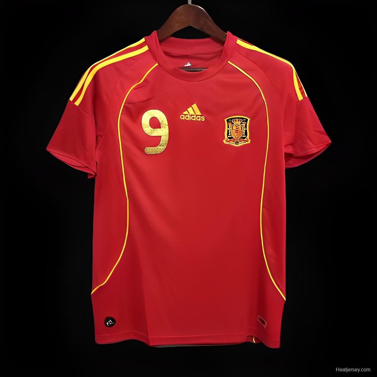 Retro 2008 Spain Home Jersey