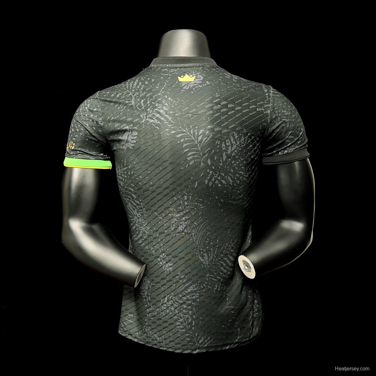 Player Version 2023 Brazil La Pulga Black Special Jersey