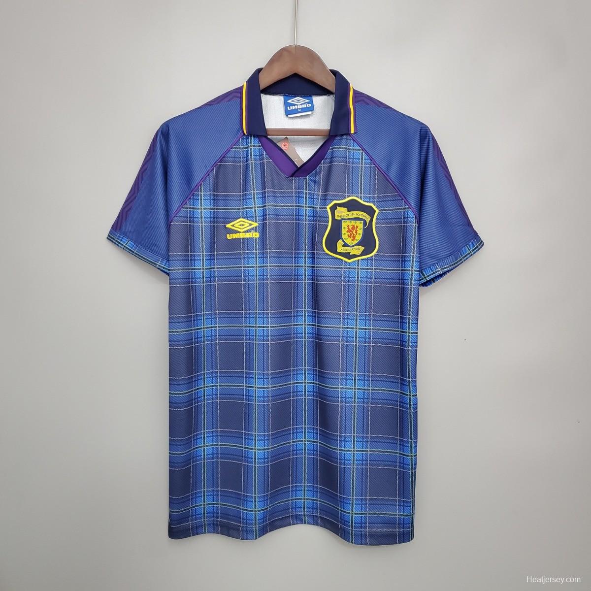 Retro 1994/96 Scotland Home Jersey