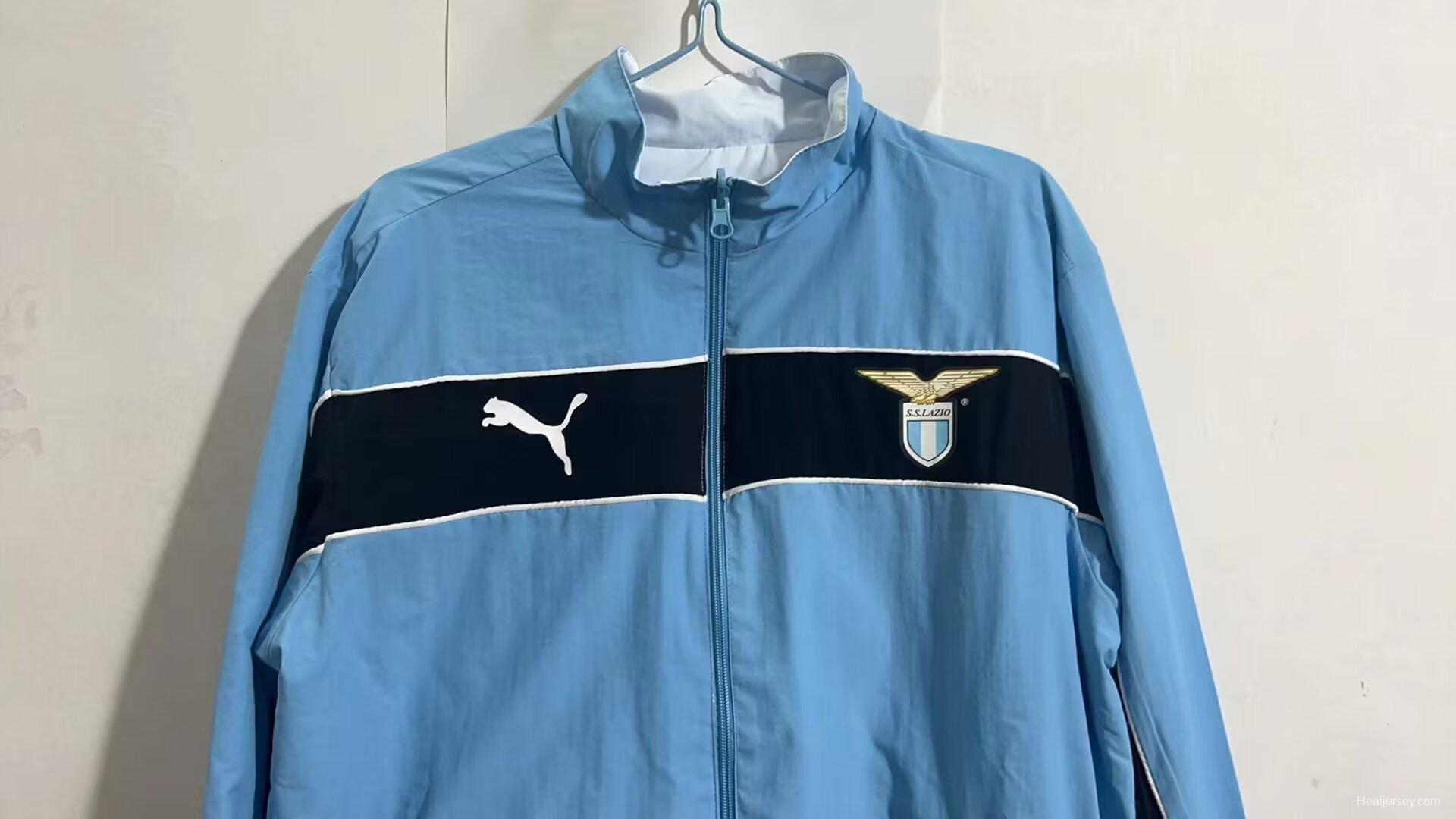 23/24 Lazio White/Blue Reversible Windbreaker