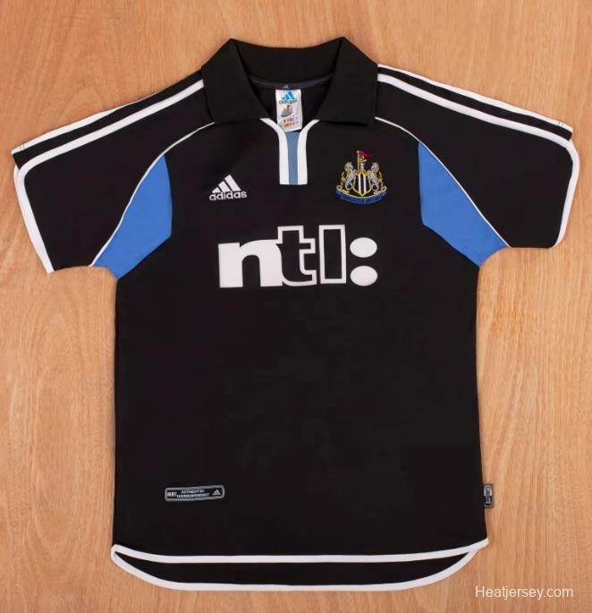 Retro 01/02 Newcastle United Away Black Jersey