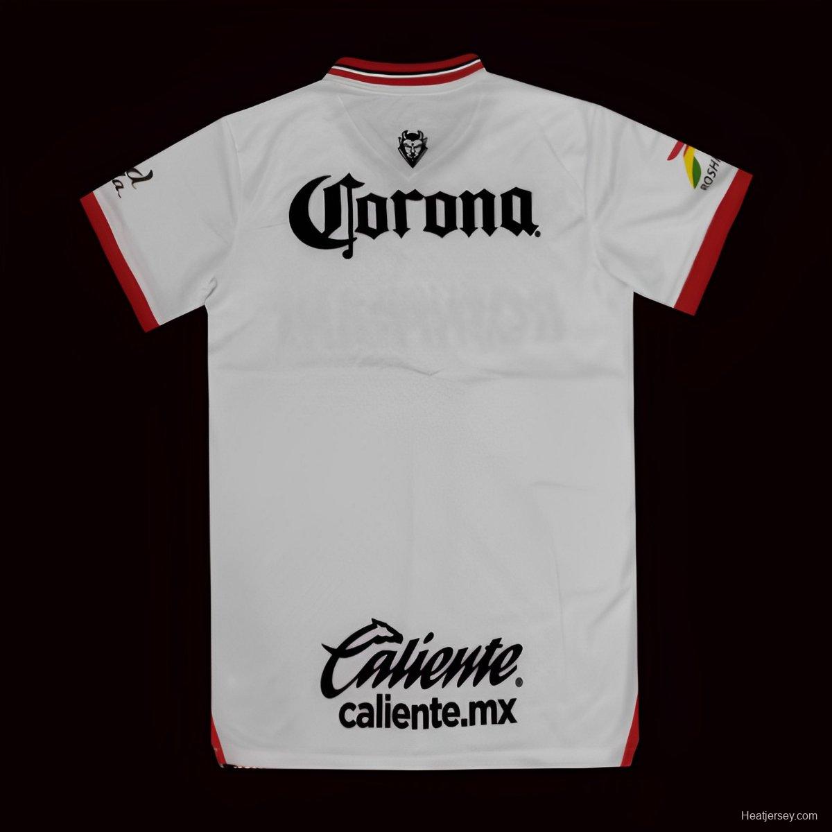 24/25 Toluca Away White Jersey